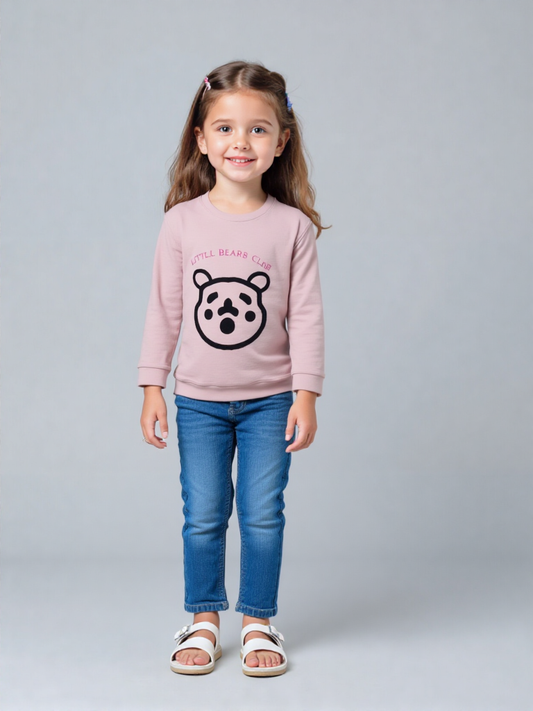 The Snuggle Bear Winter Sweatshirt / Pooh-Perfect Puff Embroidery Fleece